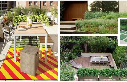 ایده برای طراحی داخلی حیاط های شیک و مدرن